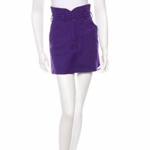 Acne studios royal plum mini skirt Size 34
